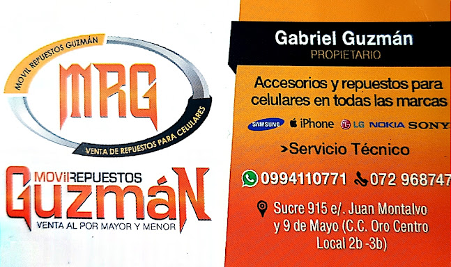 Opiniones de MovilRepuestos Guzman en Machala - Tienda de móviles