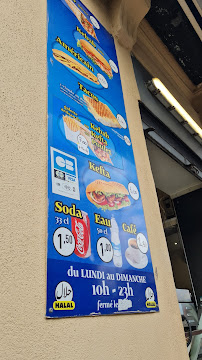 Menu du Adana Kebab à Montpellier