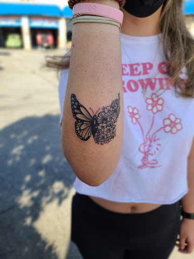 Explore long thin tattoo ideas, creative tattoo ideas in Whittier, available at Whittier Tattoo