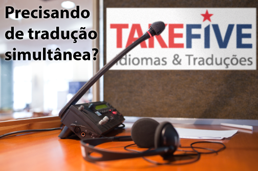 Logo da empresa - Take Five Traduções