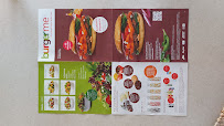 Menu / carte de burgerme à Leipzig
