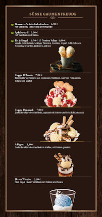 Menu du König von Flandern à Augsburg