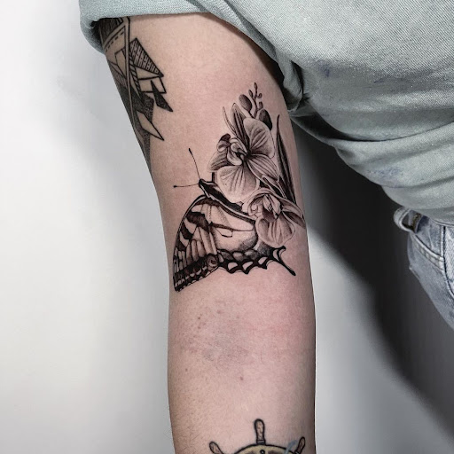 Explore tattoo ideas of lions, creative tattoo ideas in Kissimmee, available at Fallen Sparrow Tattoo Co