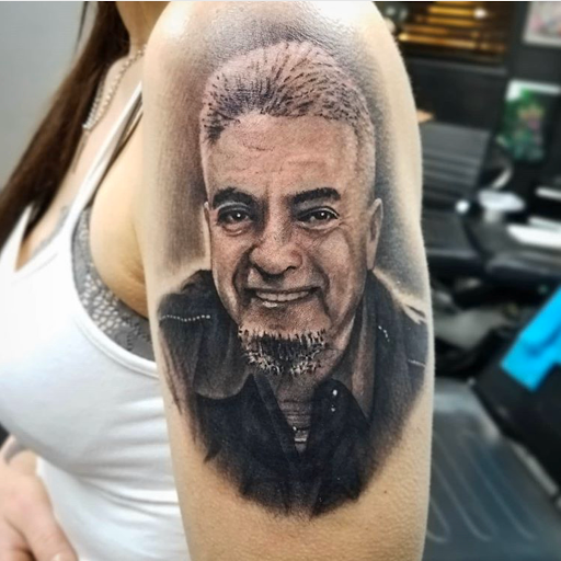 Explore tattoo ideas for brothers death, creative tattoo ideas in Wichita Falls, available at Firme Copias Tattoo shop