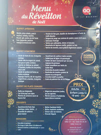 Go by le Cap Mechant à Saint-Paul menu