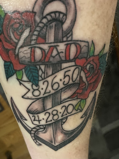 Explore calf muscle tattoo ideas, creative tattoo ideas in Syracuse, available at Origins In Ink