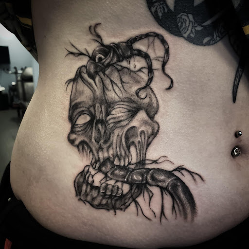 Explore marvel black panther tattoo ideas, creative tattoo ideas in Palm Harbor, available at Angry Owl Tattoo and Piercing
