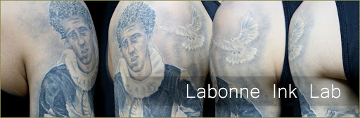 Explore black clover tattoo ideas, creative tattoo ideas in Atlanta, available at Labonne Ink Lab