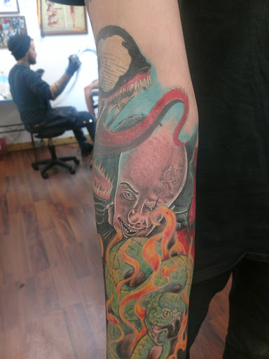 Explore ankle tattoo cover up ideas, creative tattoo ideas in Cedar Springs, available at Americas Renegade Tattoo Society