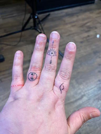 Explore small religious tattoo ideas, creative tattoo ideas in Riverside, available at The Madd Tatterz Tattoo Parlor