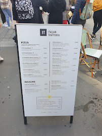 IT - Italian Trattoria Rambuteau à Paris menu
