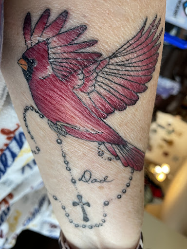 Explore sister name tattoo ideas, creative tattoo ideas in Omaha, available at Black Squirrel Omaha