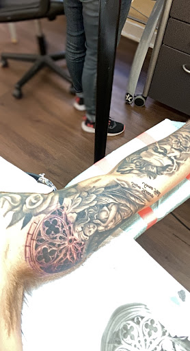 Explore moon and star tattoo ideas, creative tattoo ideas in Richmond, available at Loose Screw Tattoo
