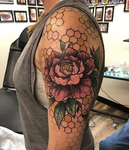 Explore blue butterfly tattoo ideas, creative tattoo ideas in Alamosa, available at The Shop Tattoo & Comics