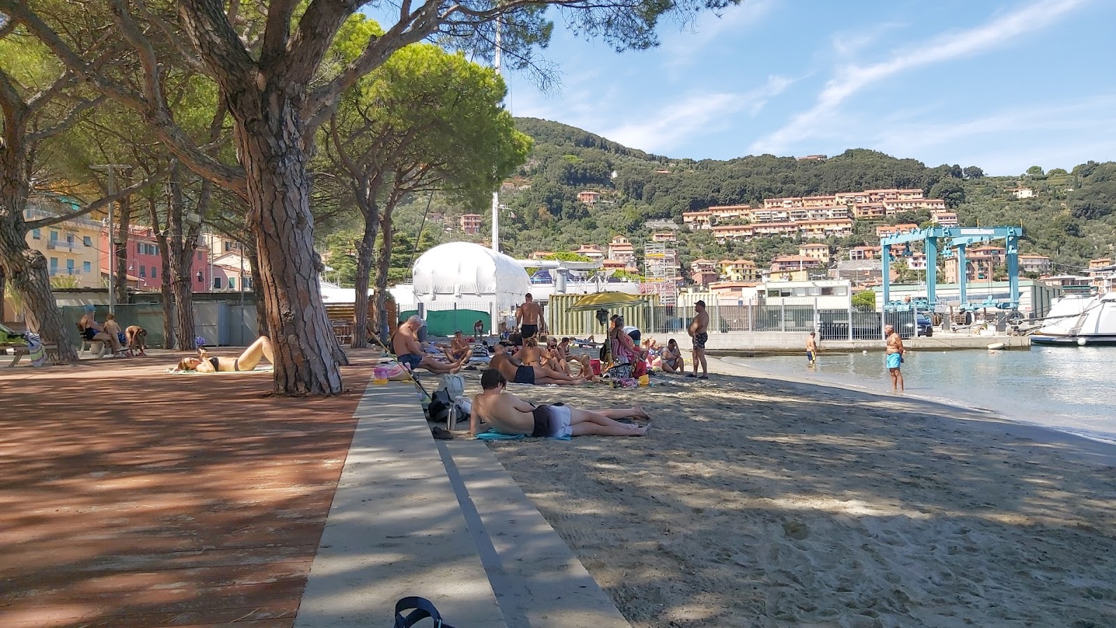 Foto van Spiaggia Giardini Pubblici met hoog niveau van netheid