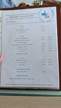 Menu / carte de Restaurante Zizi à Arcozelo