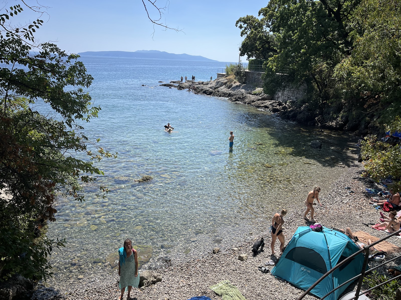 Zdjęcie Lovran Dog Beach z poziomem czystości wysoki