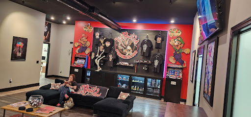 Explore blue flame tattoo ideas, creative tattoo ideas in Clarksville, available at Love Blood Ink Tattoo