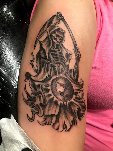 Explore fighting rooster tattoo ideas, creative tattoo ideas in Phoenix, available at The Snooty Fox Tattoo and piercing