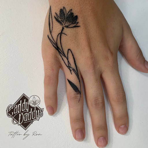 Explore tattoo filler ideas for guys, creative tattoo ideas in Redding, available at Caddy Daddys