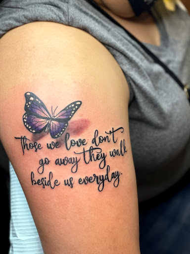 Explore teen wolf tattoo ideas, creative tattoo ideas in Goose Creek, available at Red Kirin Tattoo