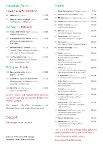 Menu / carte de Ristorante Il Pomodoro à Radolfzell