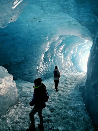 Grotte de glace à Chamonix-Mont-Blanc