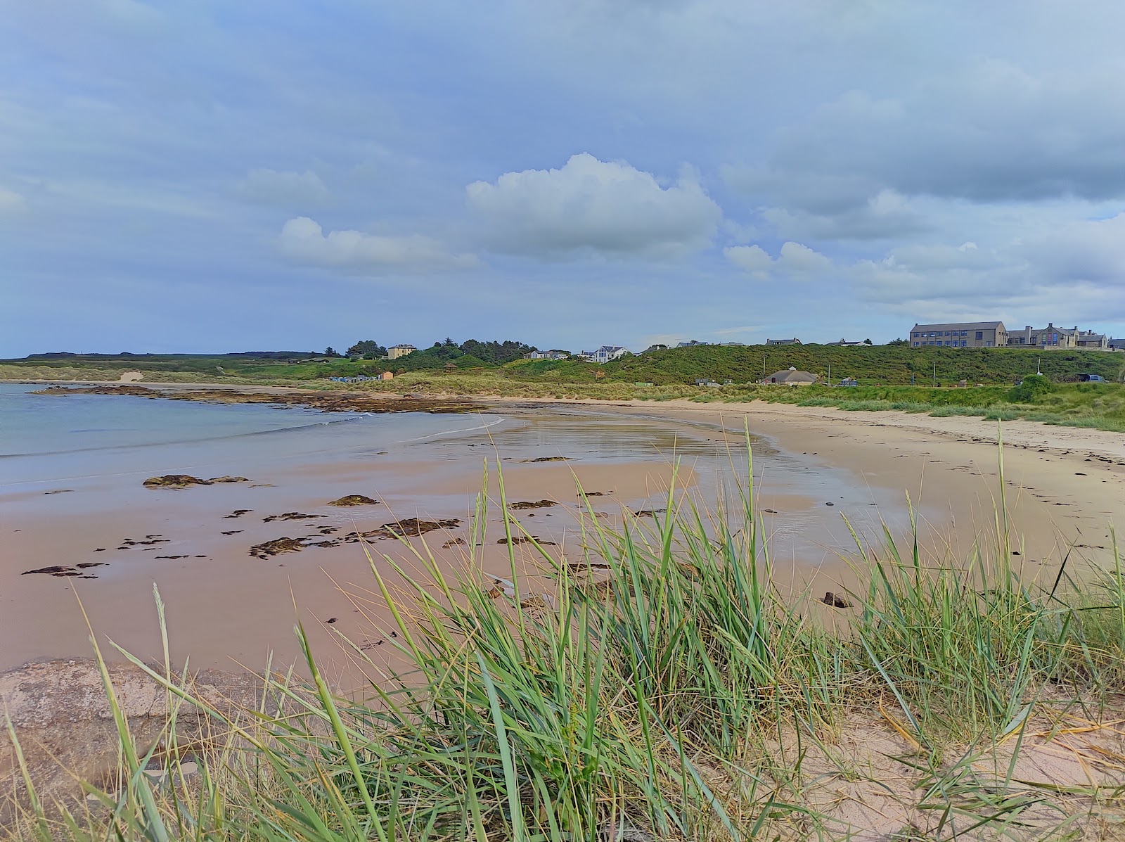 Photo of Hopeman East Beach and the settlement