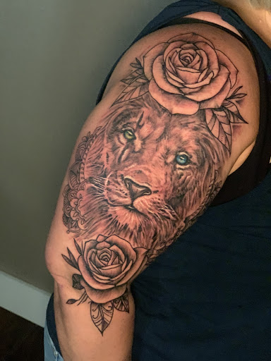 Explore pig tattoo ideas, creative tattoo ideas in Roanoke, available at Saint Cecilias Art Studio