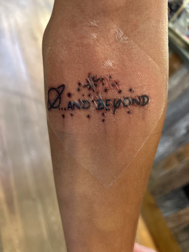 Explore men's words tattoo ideas, creative tattoo ideas in Sevierville, available at Jaded Art Collective