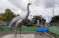 「安美湖を求めて」鳥の博物館シンボルモニュメント