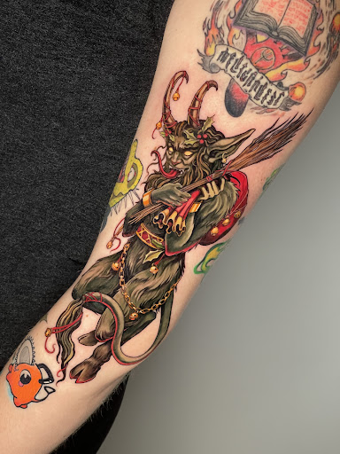 Find tattoo ideas under breast for your next unique tattoo in Arlington at Skye Tattoo