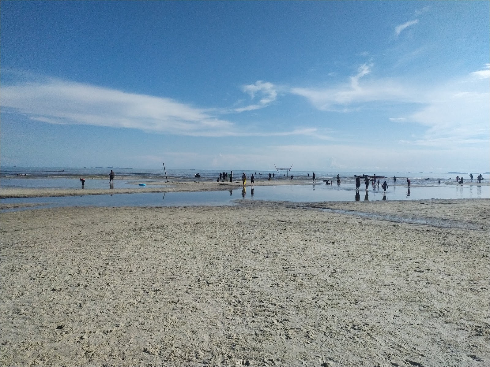 Zdjęcie Tiga Putri Beach z poziomem czystości wysoki