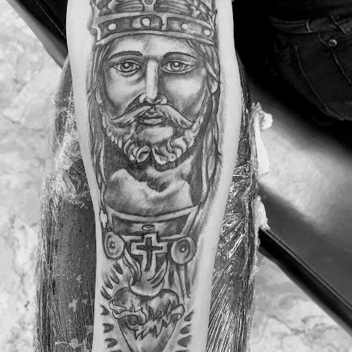 Explore emperor's new groove tattoo ideas, creative tattoo ideas in Seymour, available at American Gypsy Tattoo Corp.