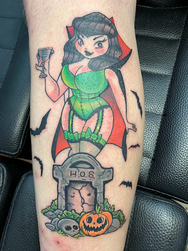 Explore world tattoo ideas, creative tattoo ideas in Cocoa, available at Rorschach Tattoo Shop and Piercing Studio