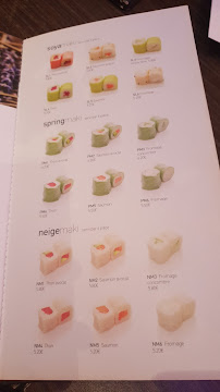 Ichigo Sushi à Orgeval menu