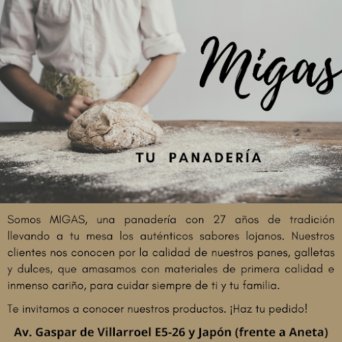 Opiniones de Migas en Quito - Panadería