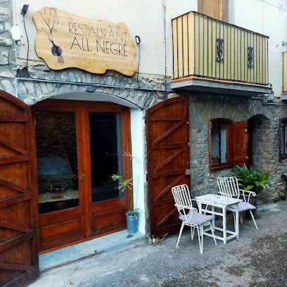 Restaurant All Negre - Carrer Única, 15, 25568 Montardit de Baix, Lleida, Spain
