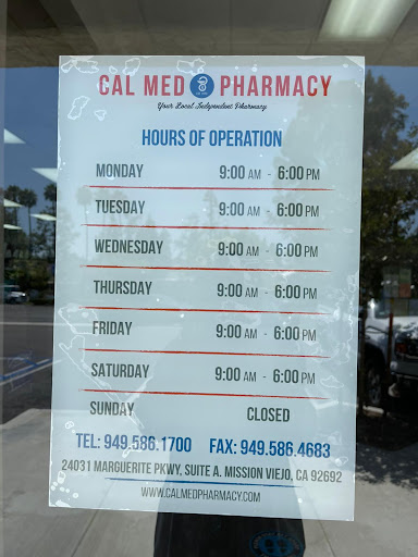 Pharmacy «Cal-Med Pharmacy», reviews and photos, 24031 Marguerite Pkwy, Mission Viejo, CA 92692, USA