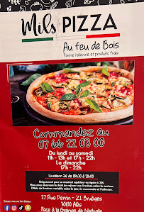 Carte du Mils pizza à Alès