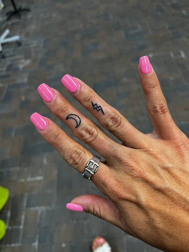 Explore witch broom tattoo ideas, creative tattoo ideas in San Diego, available at Goddess Temple Tattoo Studio