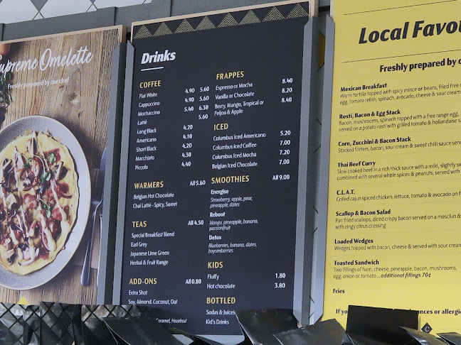 Comments and reviews of Columbus Coffee at Mitre10 MEGA Tauranga