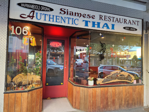 Siamese Authentic Thai Restaurant 108 Lava St, Warrnambool VIC 3280 reviews menu price