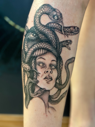 Explore dirty dancing tattoo ideas, creative tattoo ideas in Hayward, available at Three Tentacles Tattoo Studio