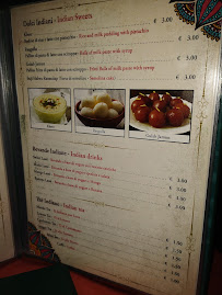 Little India à Rome menu
