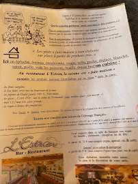 Restaurant L’Estran - tradition & convivialité à Notre-Dame-de-Monts (la carte)