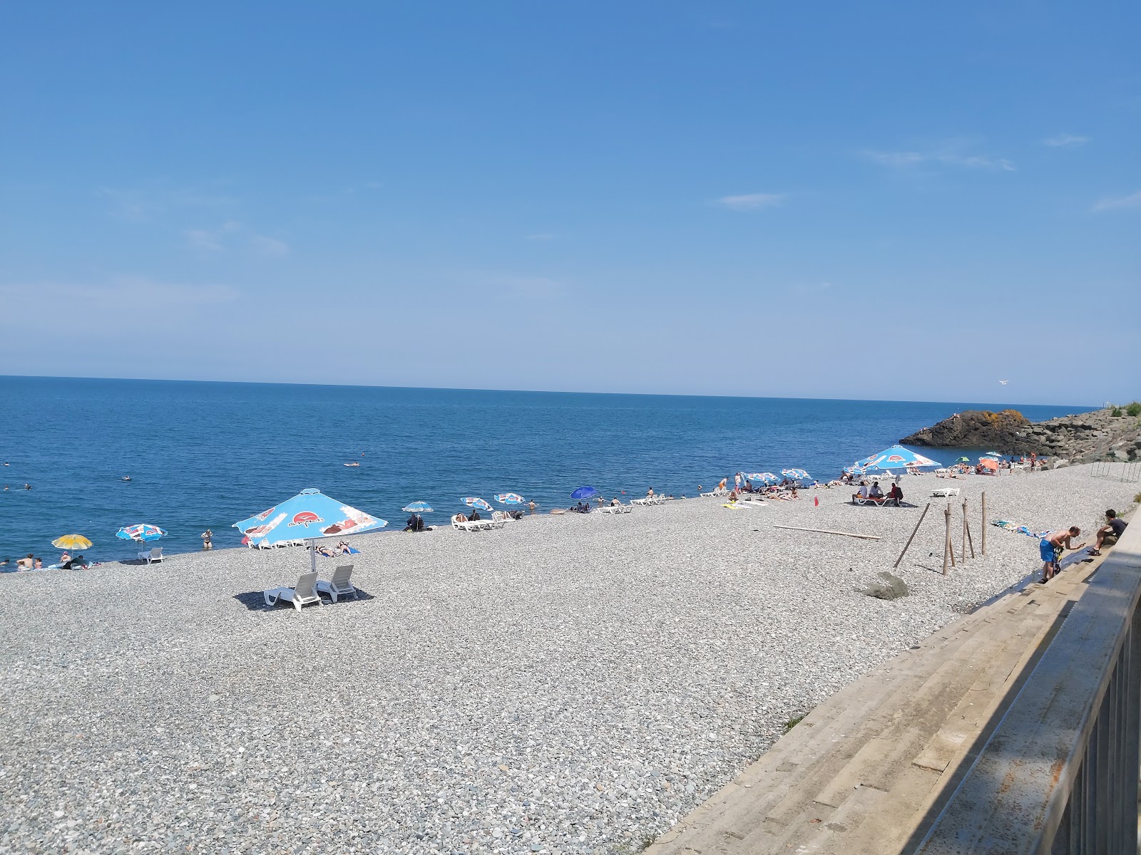 Fotografija Sarpi beach z visok stopnjo čistoče