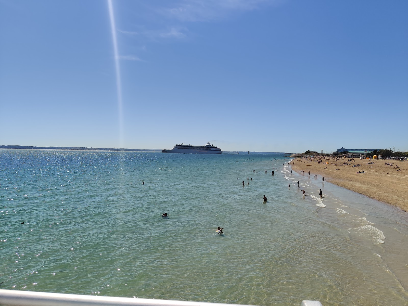 Zdjęcie Southsea beach z proste i długie