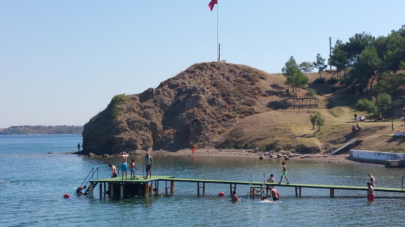 Fotografie cu Ortakoy beach și așezarea