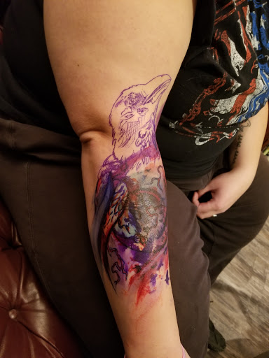 Tattoo Shop «Rabbits Den Tattoo Parlor», reviews and photos, 120 N Main St, Milltown, NJ 08850, USA